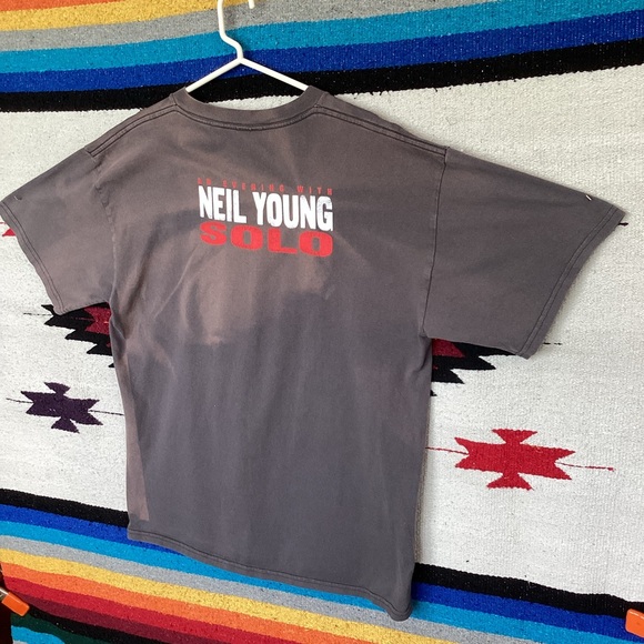 Vintage Tultex Neil young solo concert band t shirt - Picture 11 of 13